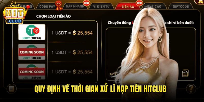 Thời Gian Xử Lí Nạp Tiền Hitclub: Mọi Điều Cần Nắm Rõ 2 Quy Định Về Thời Gian Xử Lí Nạp Tiền Hitclub